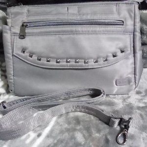 Lug Pacer Crossbody light grey